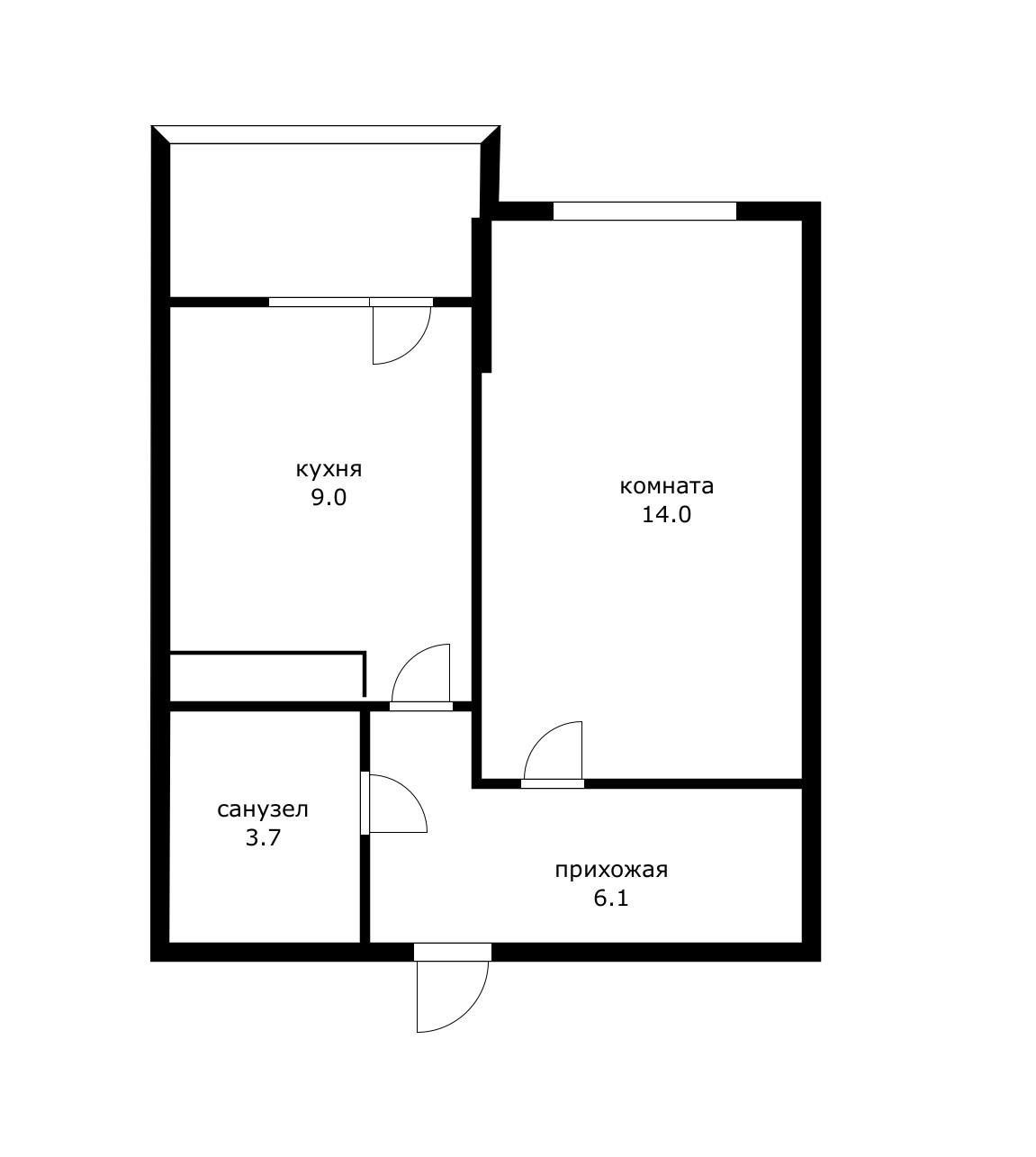 Фото №12: 1-комнатная квартира 32 м² - Краснодар, ЖК Абрикосово, жилой комплекс Абрикосово, мкр. Прикубанский внутригородской округ, ул. имени Героя Георгия Бочарникова, 4