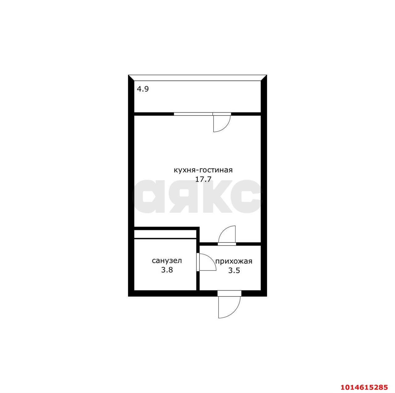 Фото №13: Студия 30 м² - Краснодар, жилой комплекс Ракурс, ул. имени Героя Ростовского, 8