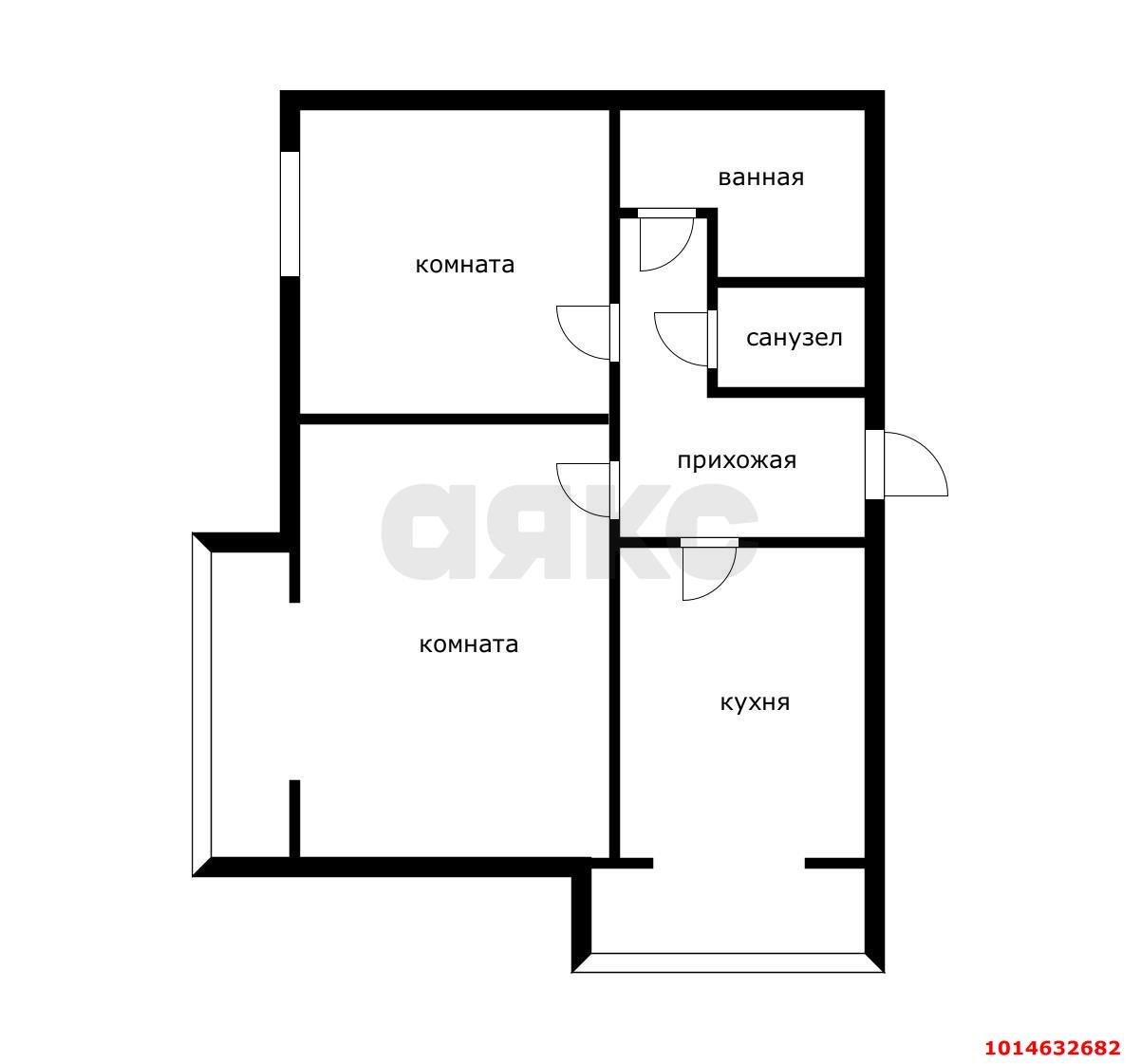 Фото №2: 2-комнатная квартира 51 м² - Краснодар, Фестивальный, ул. Фестивальная, 16