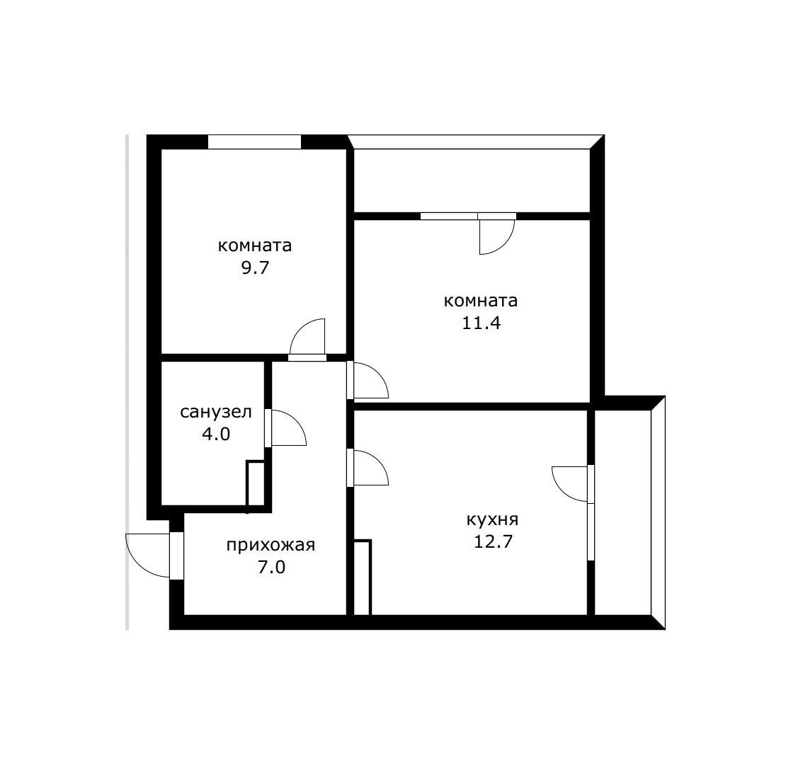 Фото №16: 2-комнатная квартира 52 м² - Краснодар, Прикубанский внутригородской округ, мкр. жилой комплекс Ракурс, ул. имени Героя Ростовского, 8