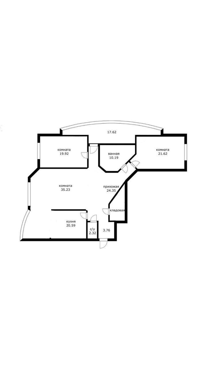 Фото №18: 3-комнатная квартира 170 м² - Краснодар, Западный внутригородской округ, Горгаз, Центральный внутригородской округ, мкр. Центральный, ул. Красина, 9/1