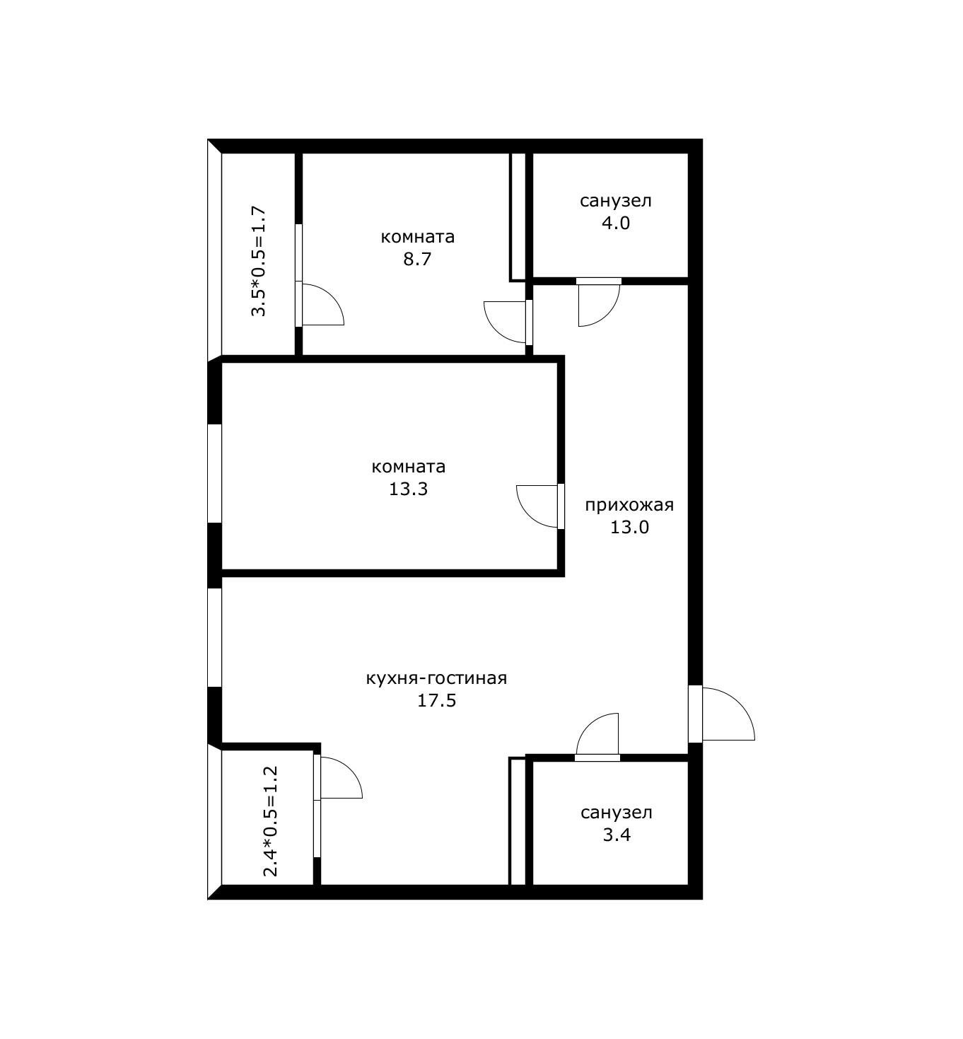 Фото №20: 2-комнатная квартира 64 м² - Краснодар, Прикубанский внутригородской округ, мкр. Фестивальный, ул. Круговая, 4/1