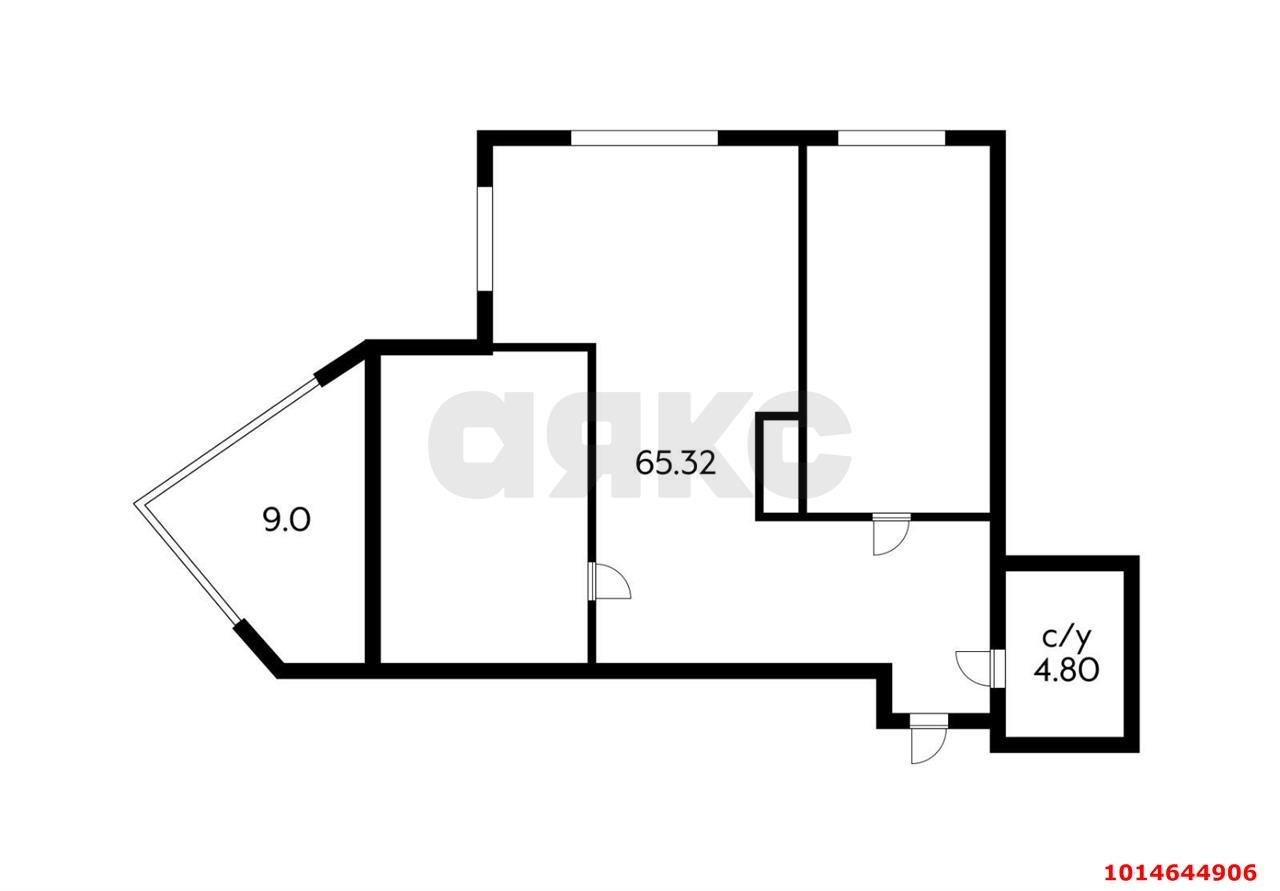Фото №11: 2-комнатная квартира 80 м² - Краснодар, жилой комплекс Элегант, ул. Старокубанская, 131/1