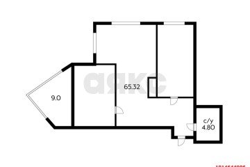 Фото №2: 2-комнатная квартира 80 м² - Краснодар, мкр. жилой комплекс Элегант, ул. Старокубанская, 131/1