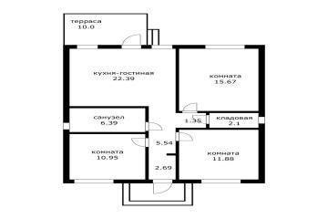 Фото №2: Дом 105 м² - СТ Дружба, ул. Грушевая, 23