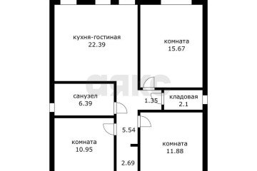 Фото №2: Дом 90 м² - СТ Дружба, ул. Грушевая, 23