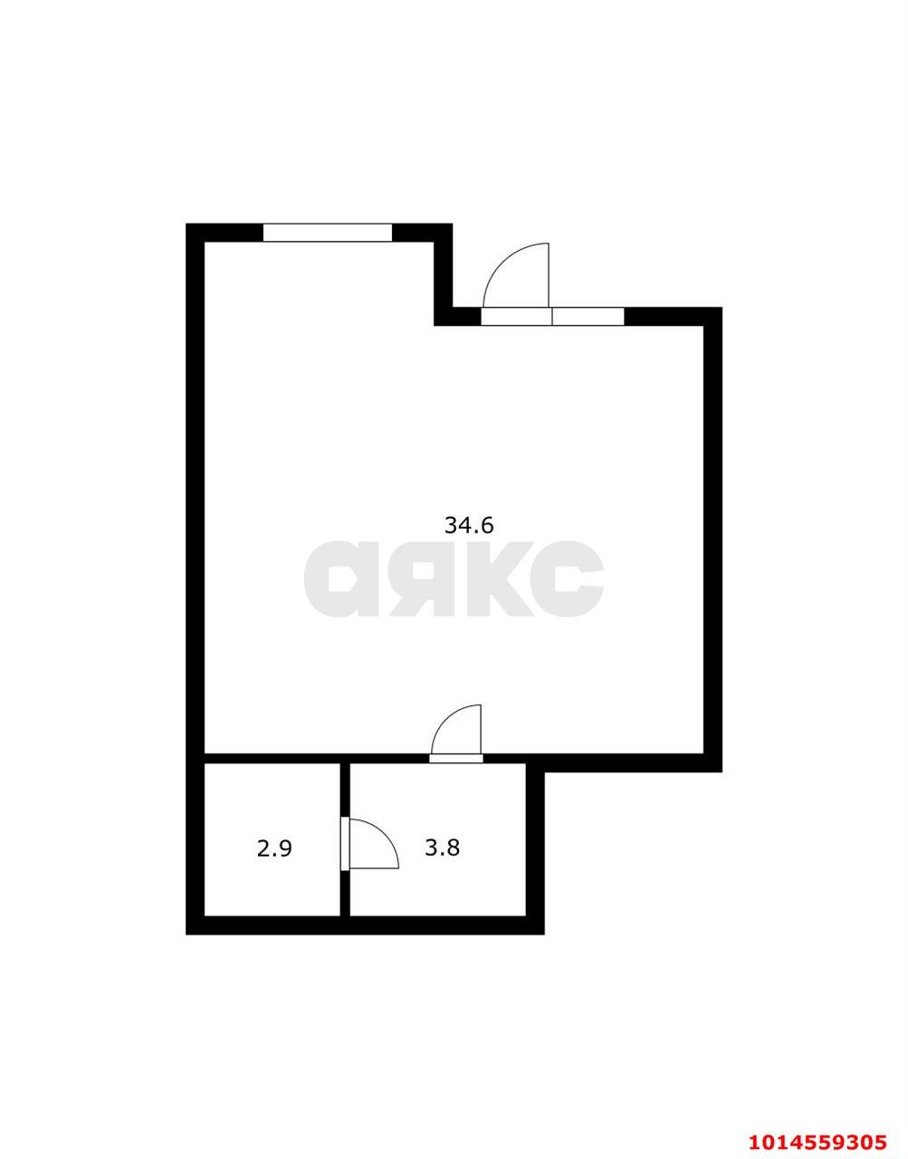 Фото №13: Коммерция 42 м² - Краснодар, жилой комплекс Новые Сезоны, мкр. Прикубанский внутригородской округ, ул. Скандинавская, 1
