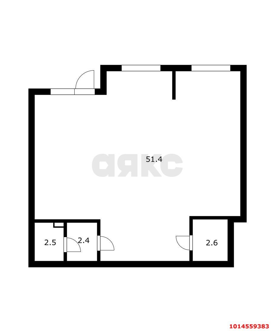 Фото №12: Коммерция 69 м² - Краснодар, жилой комплекс Новые Сезоны, мкр. Прикубанский внутригородской округ, ул. Скандинавская, 1