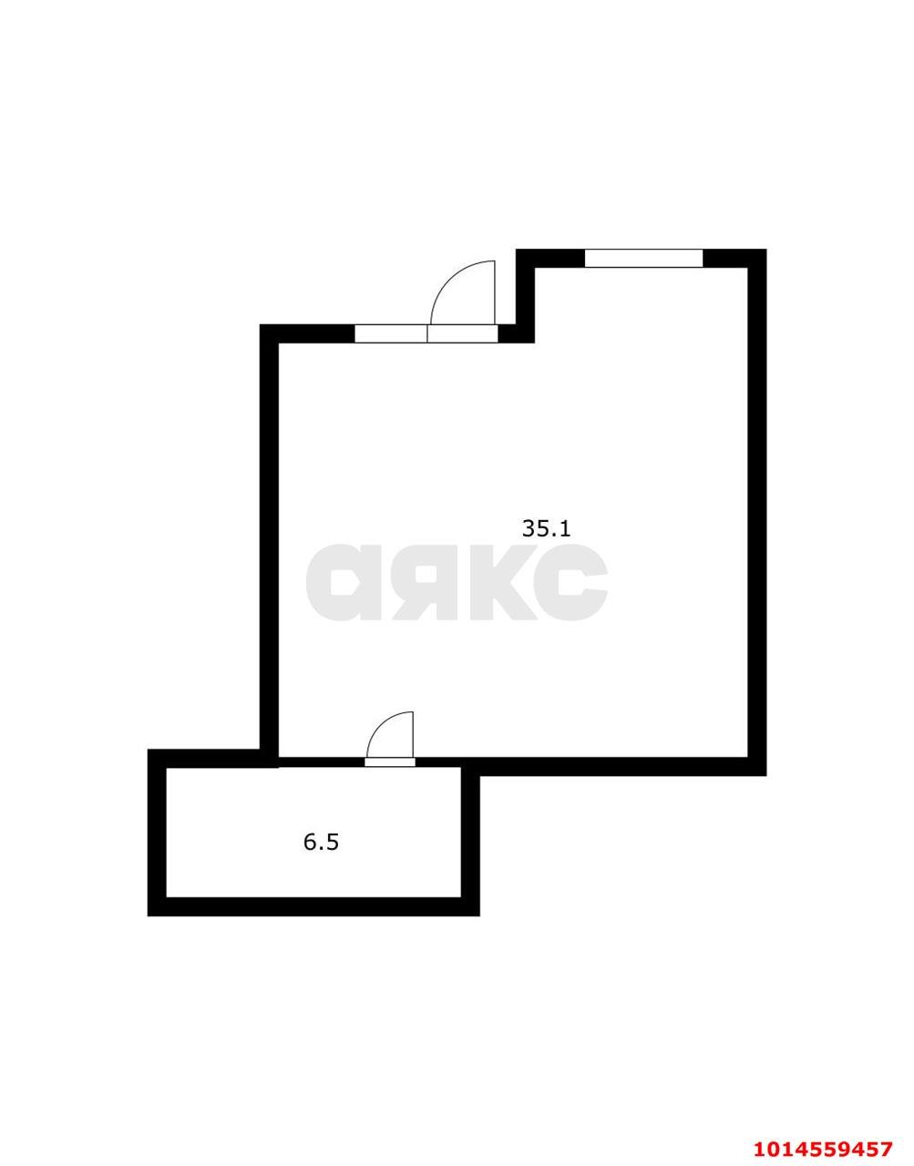 Фото №9: Коммерция 41 м² - Краснодар, жилой комплекс Новые Сезоны, мкр. Прикубанский внутригородской округ, ул. Скандинавская, 1