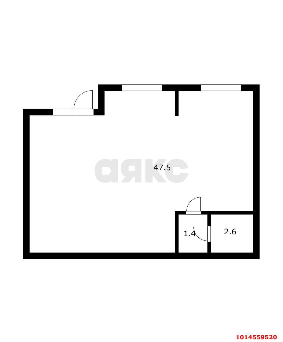 Фото №8: Торговое помещение 52 м² - Краснодар, жилой комплекс Новые Сезоны, ул. Скандинавская, 1