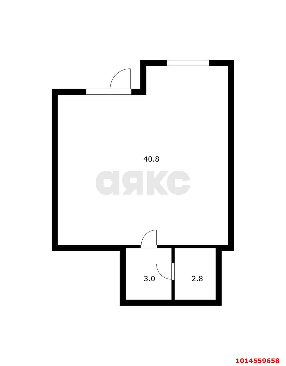 Фото №9: Торговое помещение 41 м² - Краснодар, жилой комплекс Новые Сезоны, ул. Скандинавская, 1к13