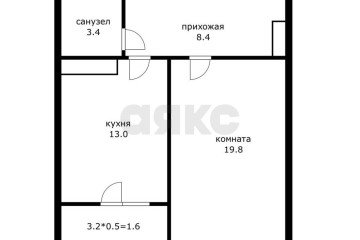 Фото №1: 1-комнатная квартира 46 м² - Краснодар, мкр. Солнечный, ул. Архитектора Петина, 18/1