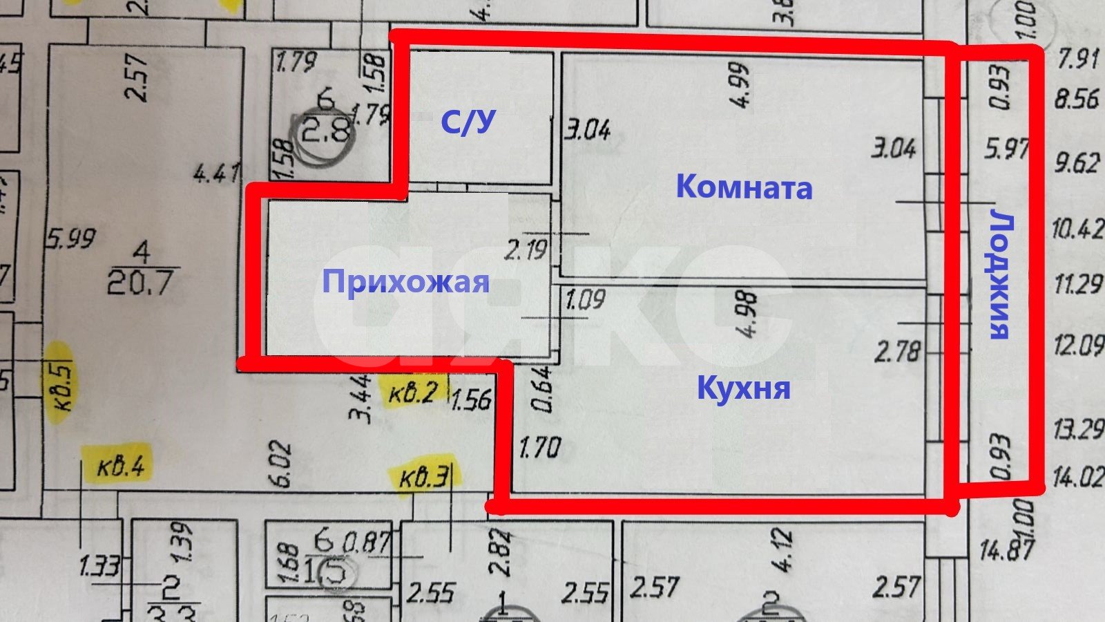 Фото №15: 1-комнатная квартира 41 м² - Темрюк, ул. Анджиевского, 38