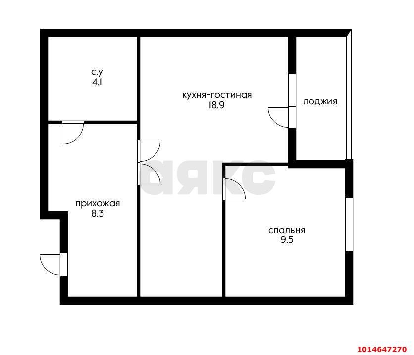 Фото №17: 1-комнатная квартира 45 м² - Краснодар, жилой комплекс Бауинвест, ул. имени 40-летия Победы, 186к1