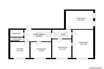 Фото №1: 4-комнатная квартира 88 м² - Краснодар, мкр. Краевая Клиническая Больница, ул. Восточно-Кругликовская, 55