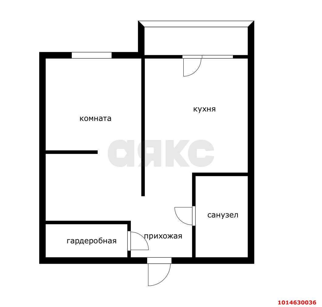 Фото №17: 1-комнатная квартира 41 м² - Краснодар, жилой комплекс Три Кита, ул. Московская, 131к2
