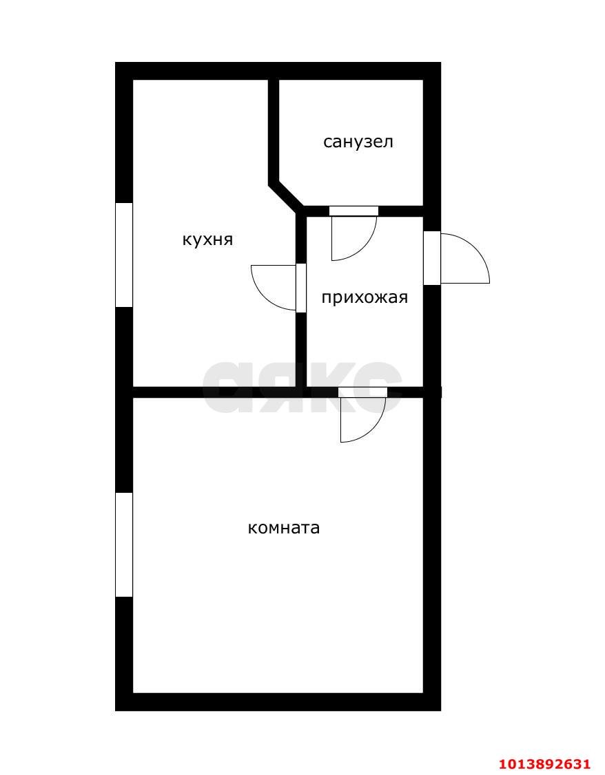 Фото №8: 1-комнатная квартира 38 м² - Краснодар, Сельскохозяйственный Институт, ул. Минская, 91