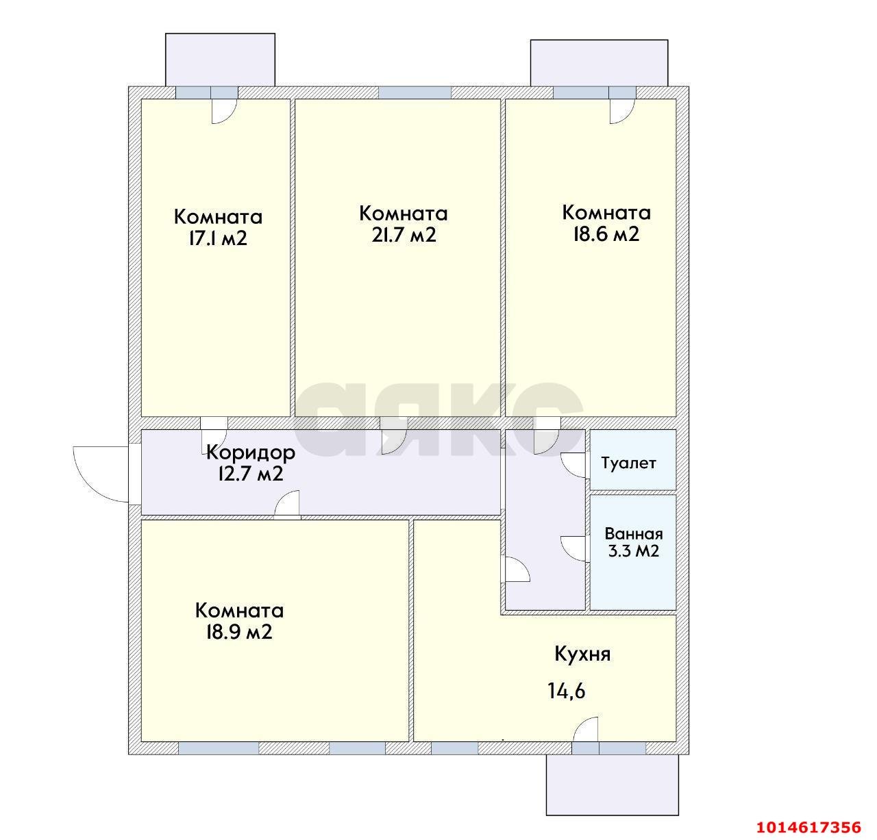 Фото №17: 4-комнатная квартира 120 м² - Краснодар, Авиагородок, ул. Авиагородок, 6