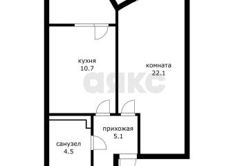 Фото №1: 1-комнатная квартира 41 м² - Краснодар, мкр. жилой комплекс Кино, ул. Уральская, 100