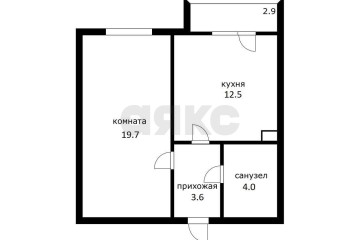 Фото №5: 1-комнатная квартира 40 м² - Адыгейск, ул. Эдепсукайская, 1А
