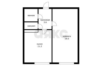 Фото №1: 1-комнатная квартира 35 м² - Краснодар, мкр. Краевая Клиническая Больница, ул. 1 Мая, 99/1