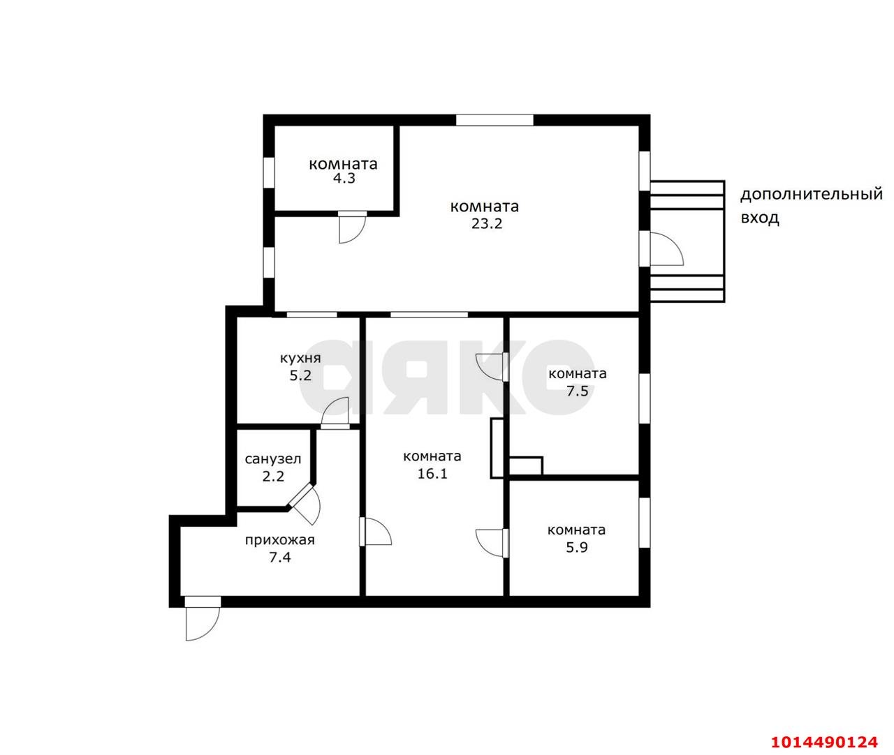 Фото №1: 3-комнатная квартира 72 м² - Знаменский, Карасунский внутригородской округ, ул. Первомайская, 16