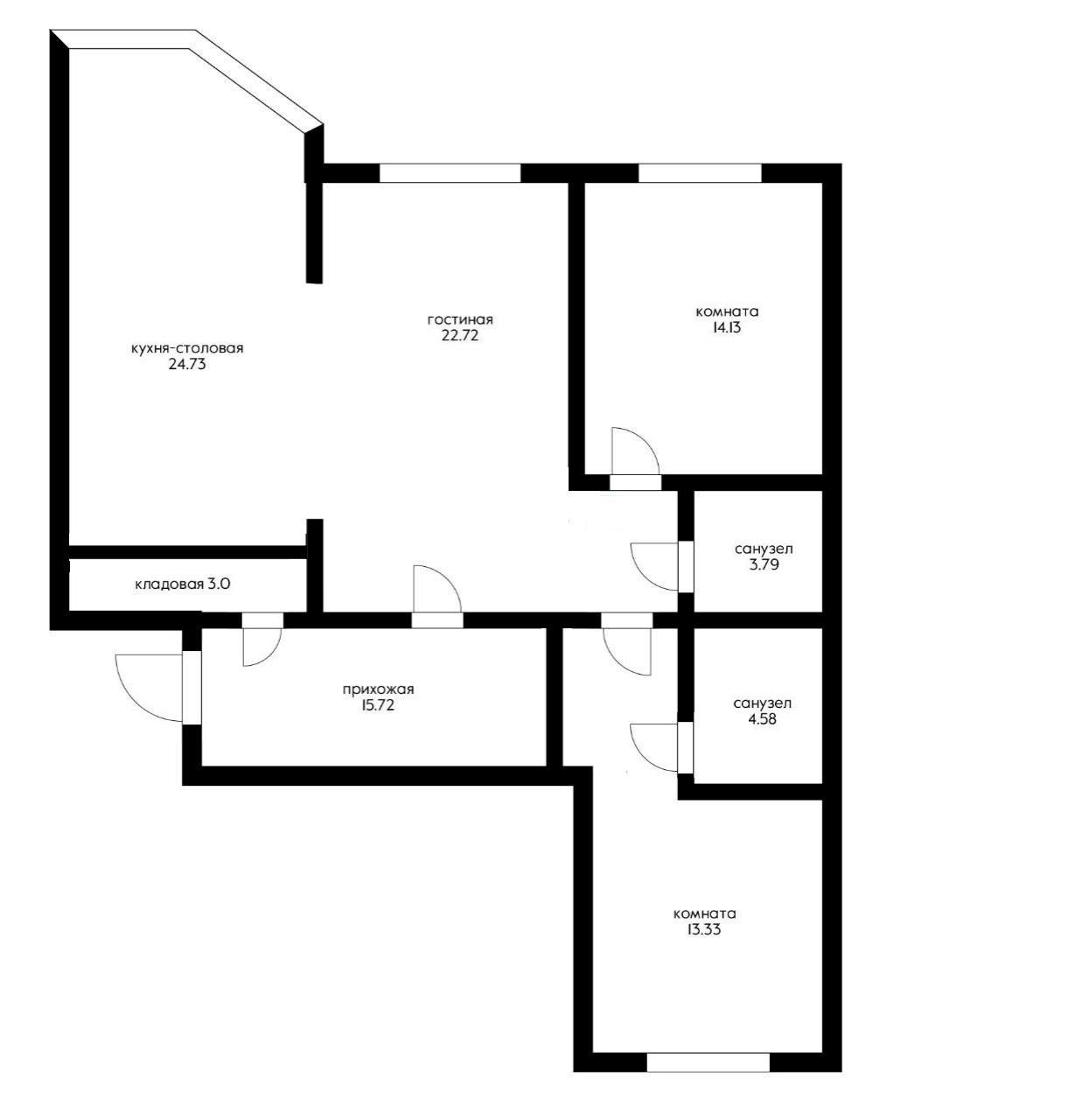 Фото №25: 3-комнатная квартира 120 м² - Краснодар, Школьный, Прикубанский внутригородской округ, мкр. Круглик, ул. Филатова, 19