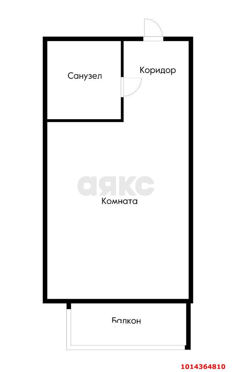 Фото №18: Студия 23 м² - Краснодар, ЖК Айвазовский, Карасунский внутригородской округ, Центральный внутригородской округ, Черёмушки, мкр. жилой комплекс Айвазовский, ул. Старокубанская, 123А