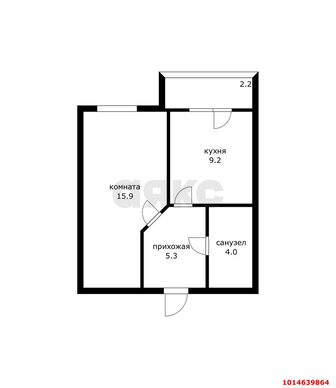 Фото №10: 1-комнатная квартира 36 м² - Российский, мкр. Прикубанский внутригородской округ, ул. Тепличная