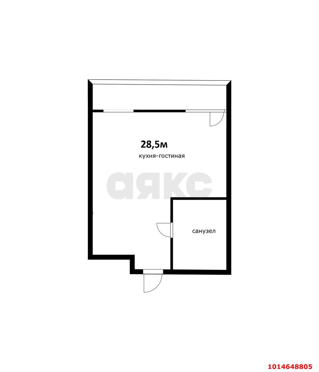 Фото №11: Студия 30 м² - Краснодар, Светлоград, ул. Красных Партизан, 1/4к11