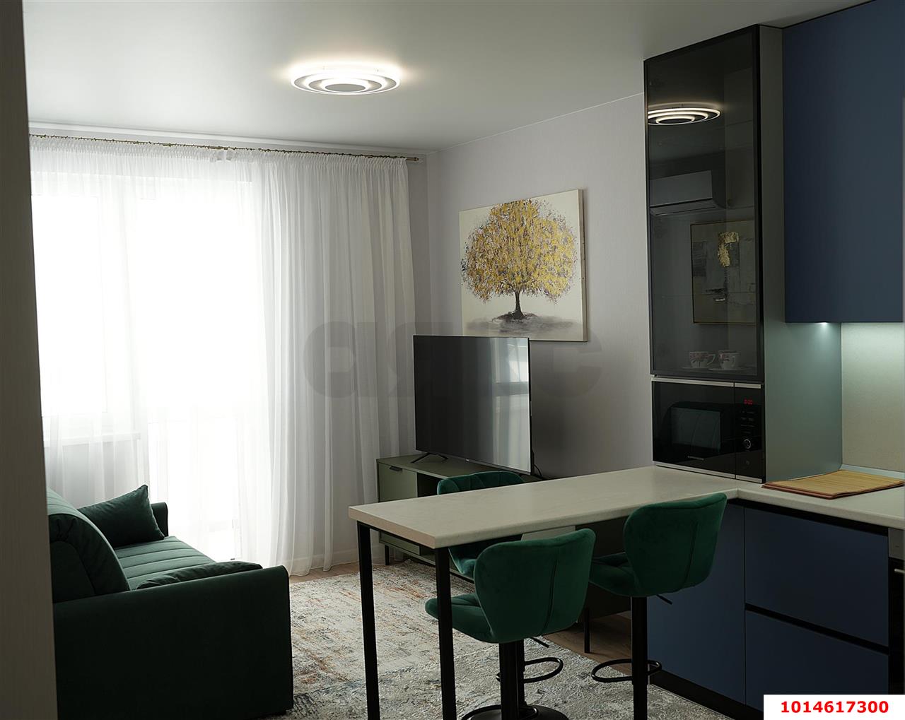 Фото №8: 1-комнатная квартира 39 м² - Новороссийск, Центральный, мкр. ЖК Облака, ул. Куникова, 47Г