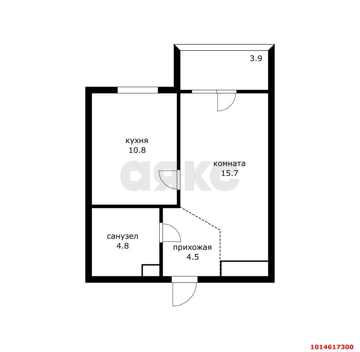 Фото №20: 1-комнатная квартира 39 м² - Новороссийск, ЖК Облака, ул. Куникова, 47Г