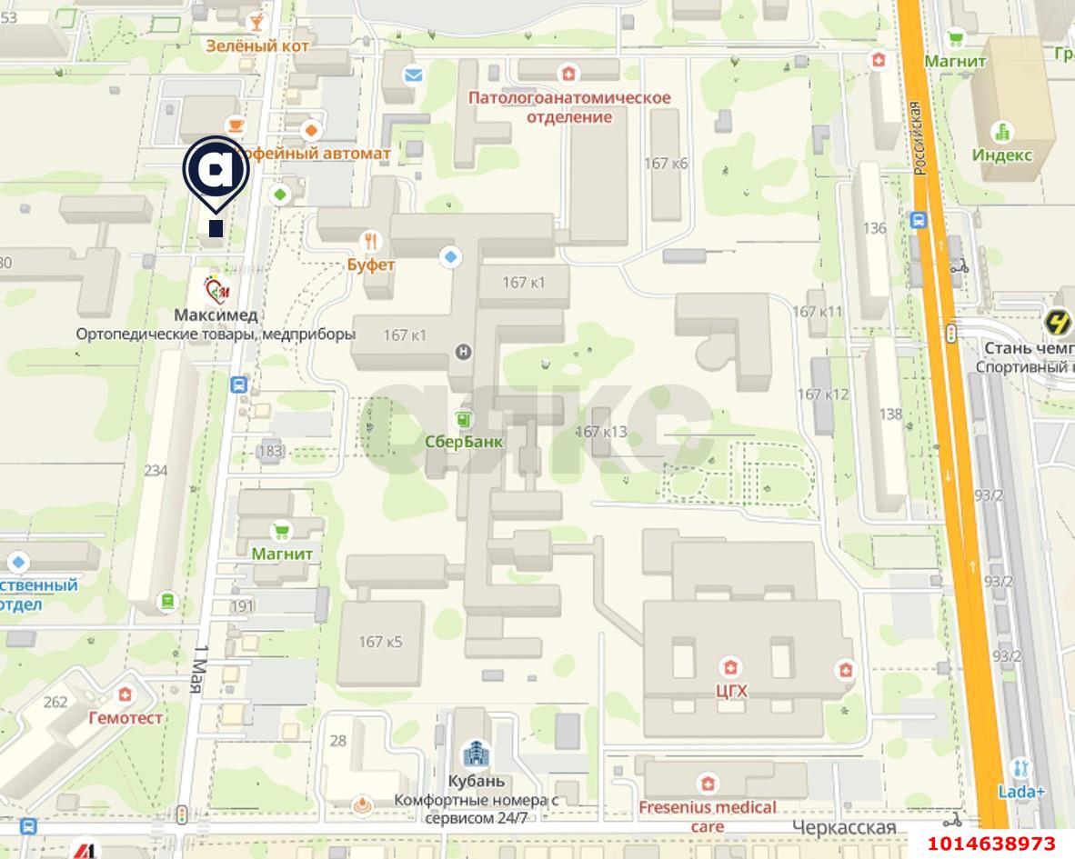 Фото №8: Коммерция 55 м² - Краснодар, Прикубанский внутригородской округ, мкр. Краевая Клиническая Больница, ул. 1 Мая, 228