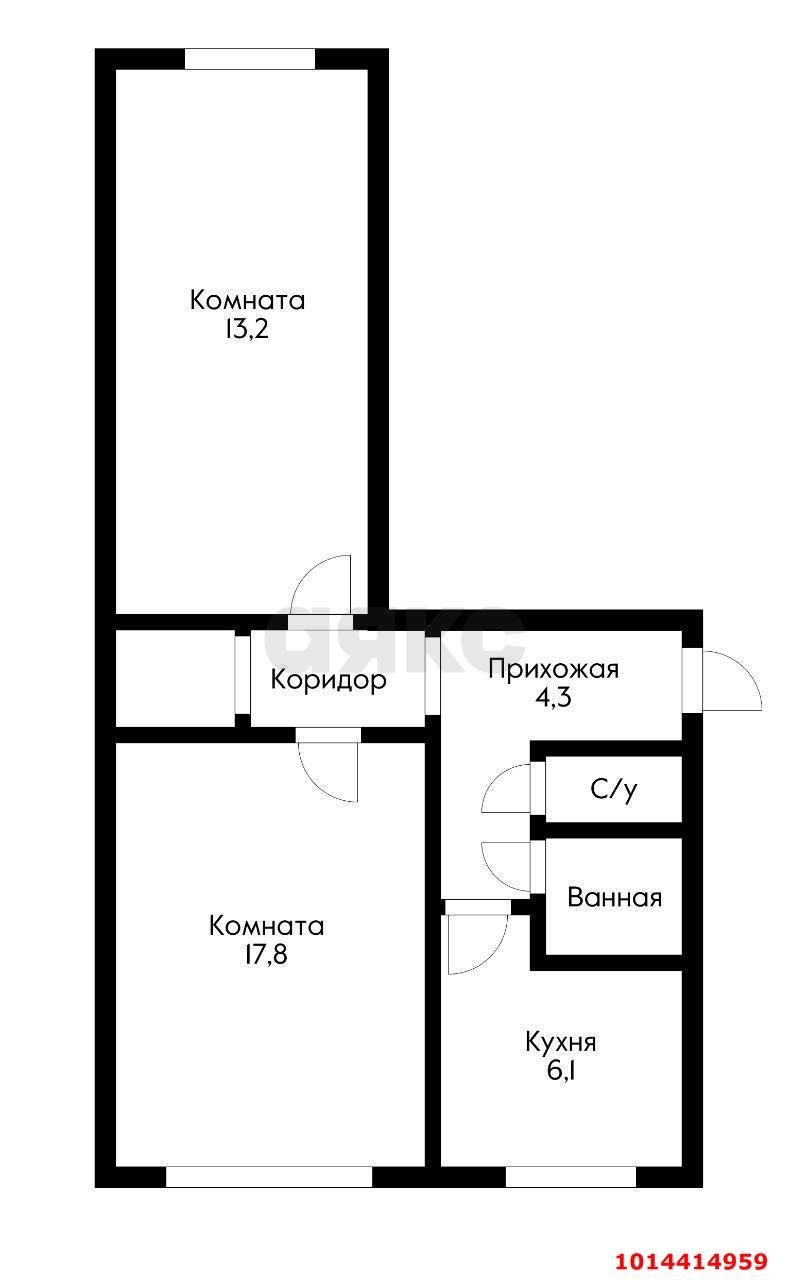 Фото №19: 2-комнатная квартира 47 м² - Краснодар, Фестивальный, ул. Яна Полуяна, 28