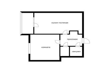 Фото №2: 1-комнатная квартира 42 м² - Майкоп, мкр. Центр, ул. Спортивная, 43