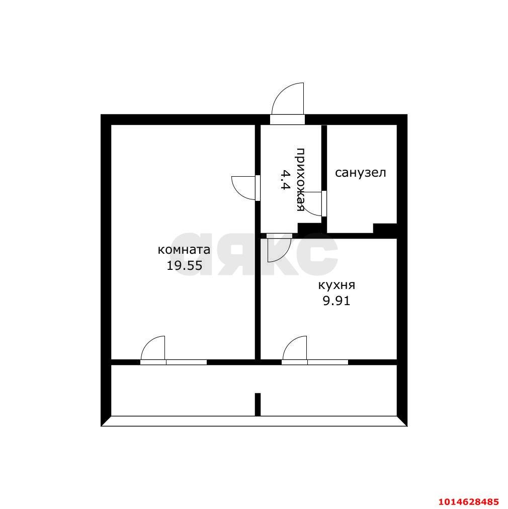 Фото №15: 1-комнатная квартира 40 м² - Краснодар, Фестивальный, ул. Совхозная, 20