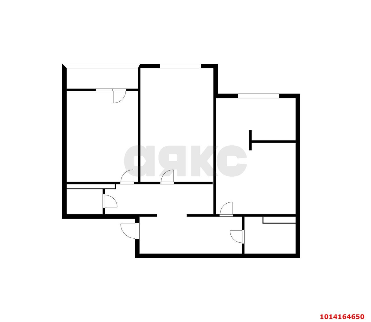 Фото №18: 2-комнатная квартира 61 м² - Краснодар, Прикубанский внутригородской округ, мкр. Московский, ул. им. Байбакова Н.К., 14