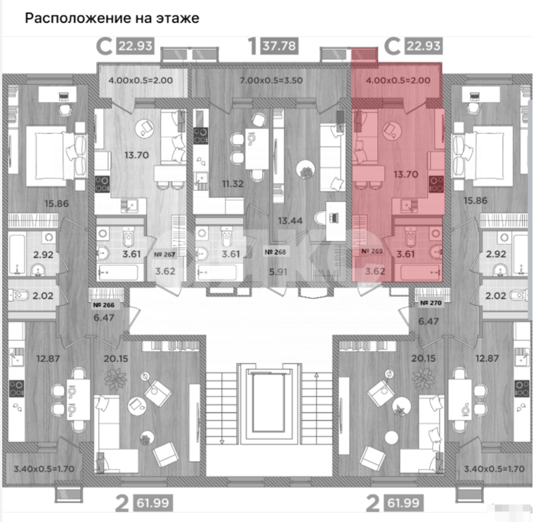 Фото №17: Студия 23 м² - Темрюк, ул. Дальняя, 30