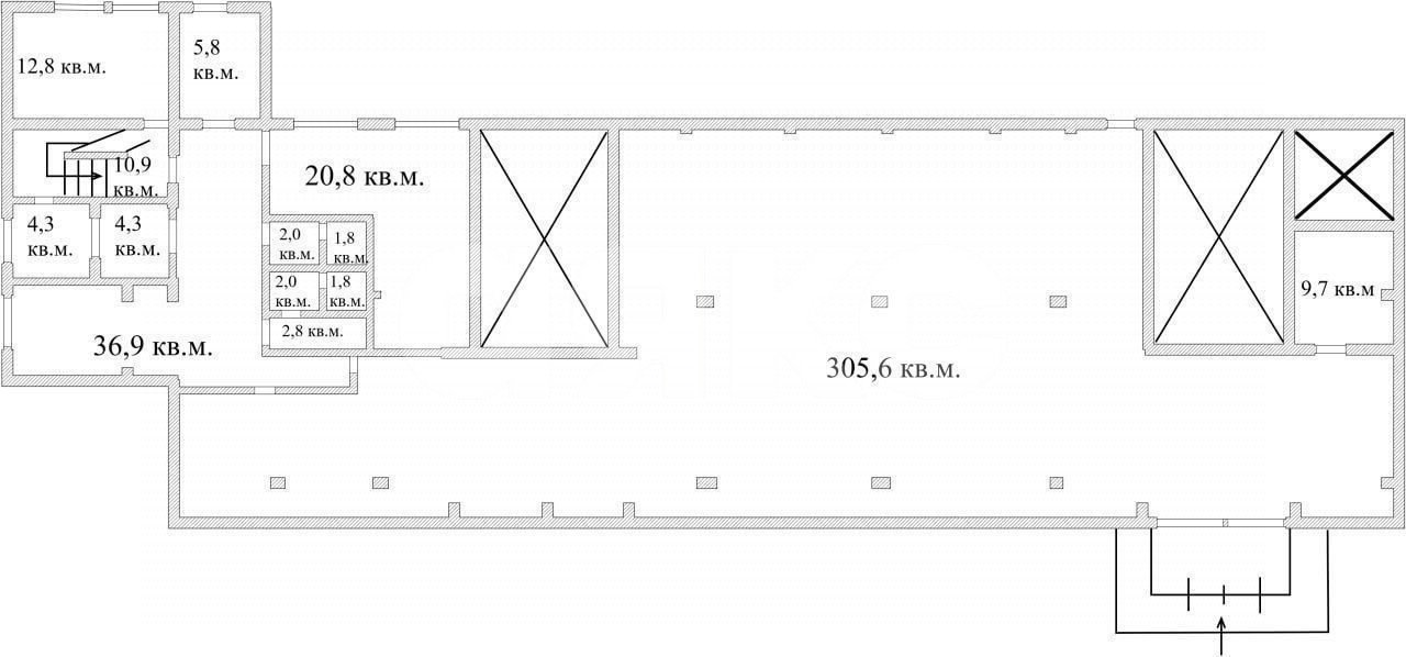 Фото №6: Коммерция 435 м² - Мариуполь, Левобережный, пр-кт Ленинградский