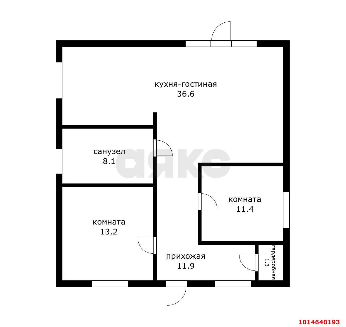 Фото №19: Дом 82 м² + 4 сот. - Калина, мкр. Прикубанский внутригородской округ, ул. Виноградная, 142