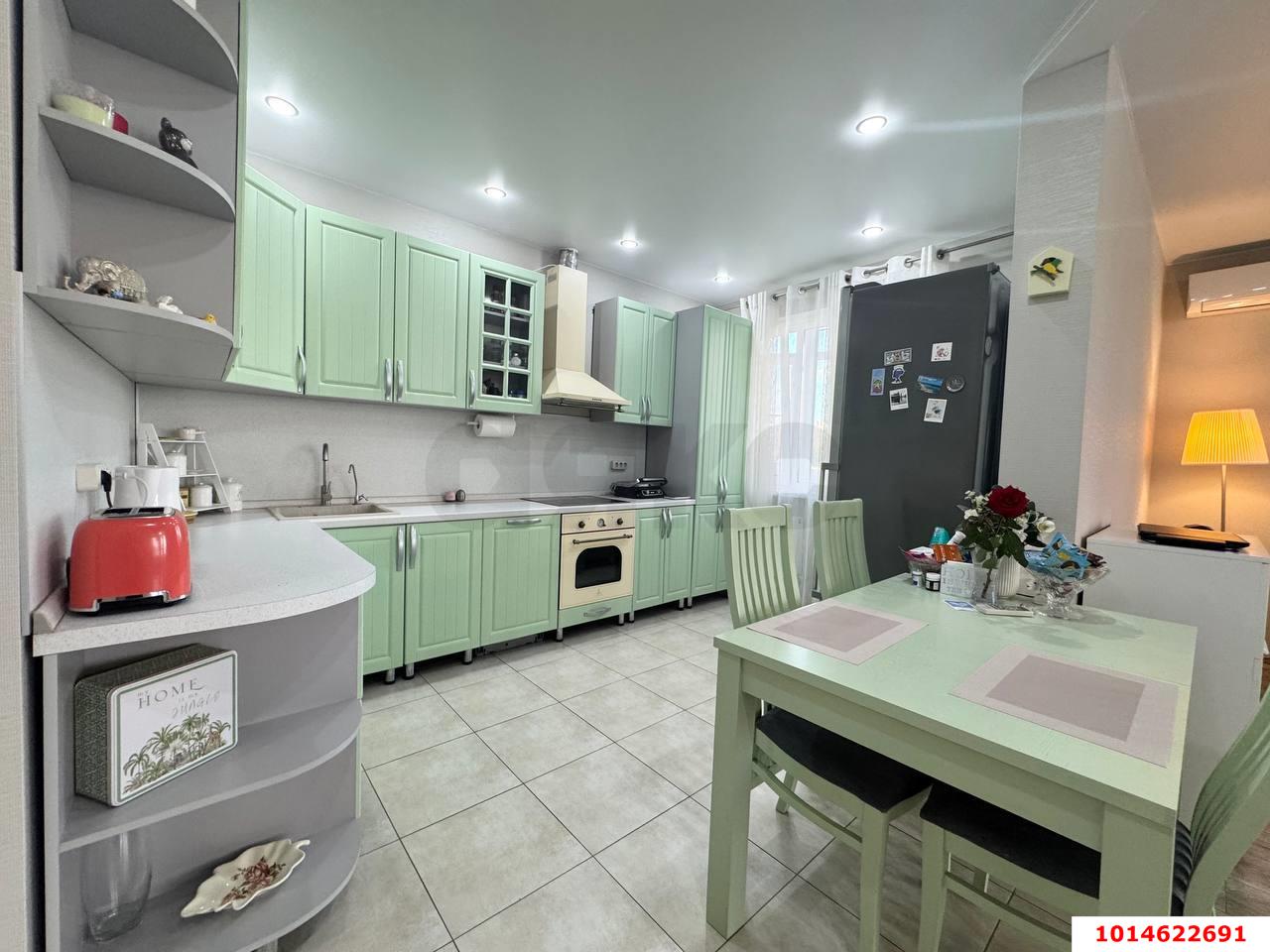 Фото №2: 3-комнатная квартира 110 м² - Краснодар, Камвольно-суконный Комбинат, ул. Бородинская, 10