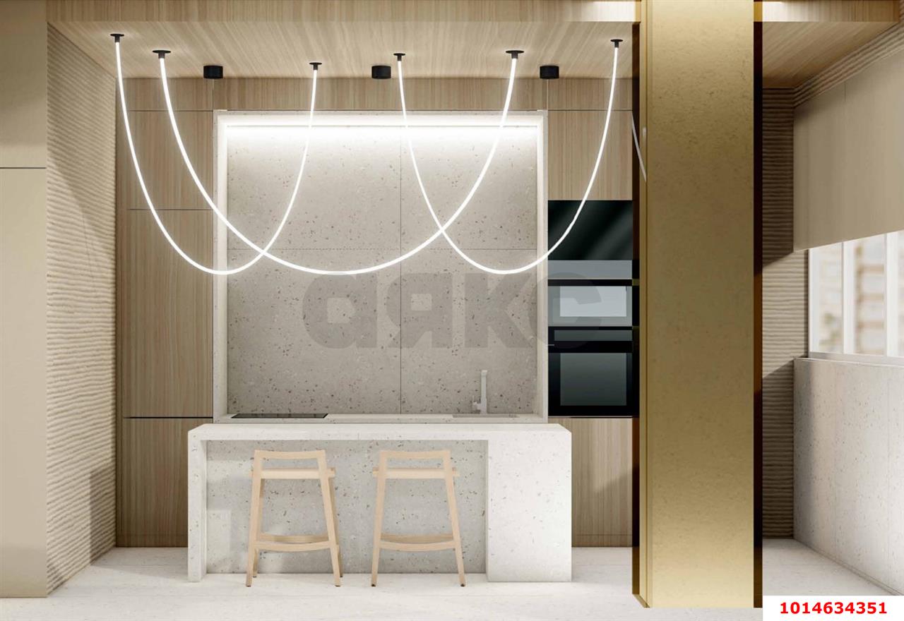 Фото №3: 2-комнатная квартира 60 м² - Краснодар, жилой комплекс Нeo-квартал Красная Площадь, ул. Конгрессная, 25