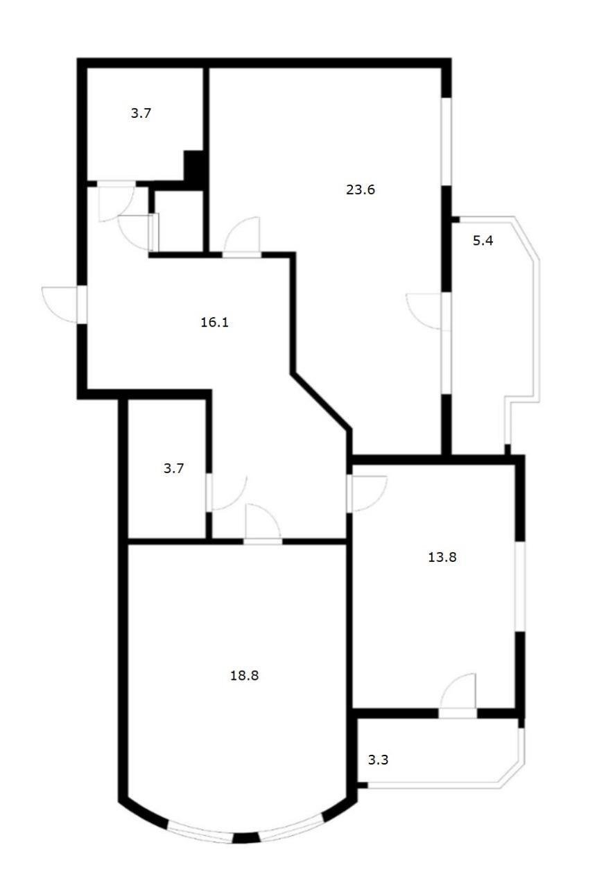 Фото №17: 2-комнатная квартира 90 м² - Краснодар, Прикубанский внутригородской округ, мкр. 9-й километр, пр-д Репина, 1/2