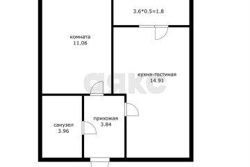 Фото №2: 1-комнатная квартира 35 м² - Краснодар, мкр. жилой комплекс Зелёная Территория, ул. имени Генерала Брусилова, 5лит1.2