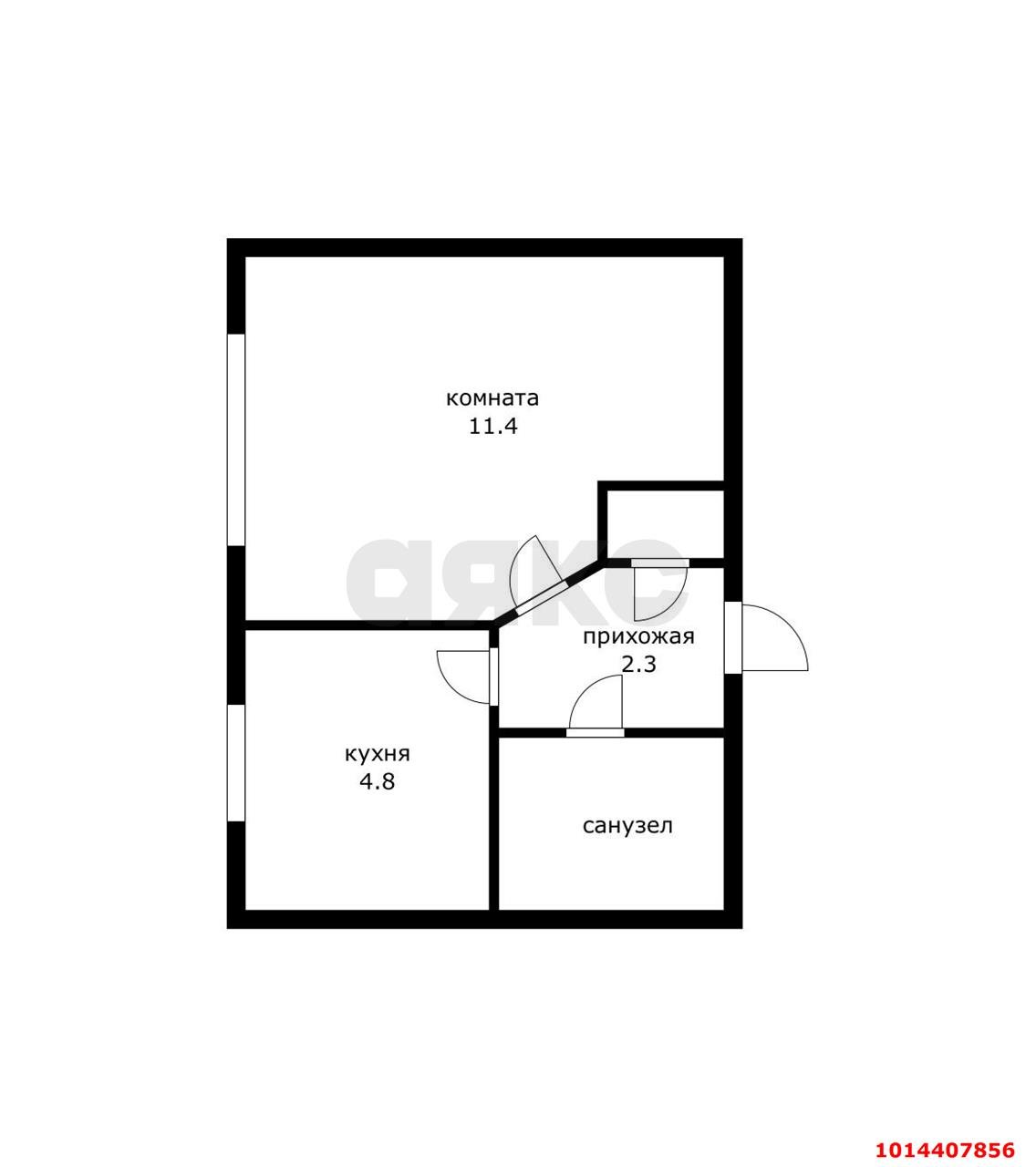 Фото №13: 1-комнатная квартира 21 м² - Краснодар, Фестивальный, ул. Красных Партизан, 1А