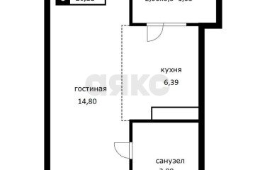 Фото №1: Студия 26 м² - Краснодар, мкр. жилой комплекс Архитектор, ул. Наставников, 14