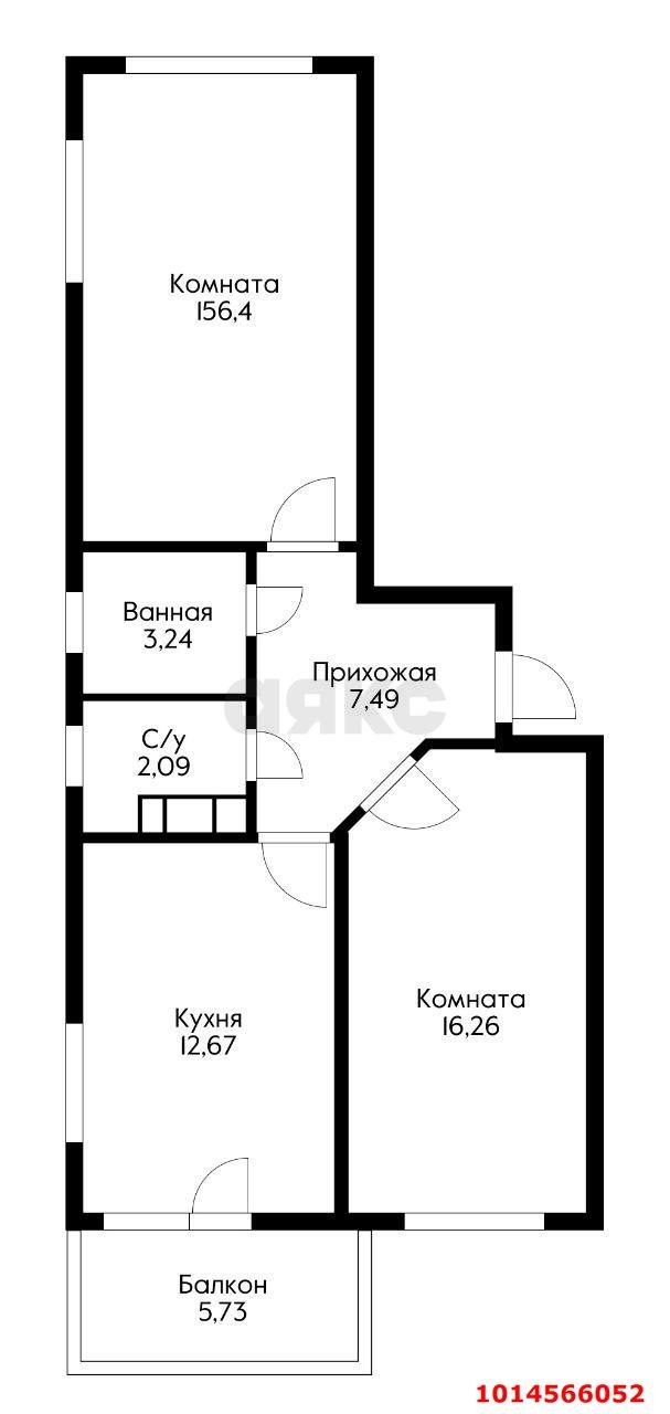 Фото №17: 2-комнатная квартира 64 м² - Краснодар, Светлоград, ул. Красных Партизан, 1/4к3