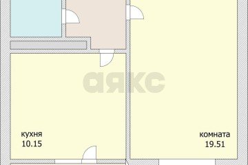 Фото №2: 1-комнатная квартира 40 м² - Краснодар, мкр. Восточно-Кругликовский, ул. Черкасская, 62/1