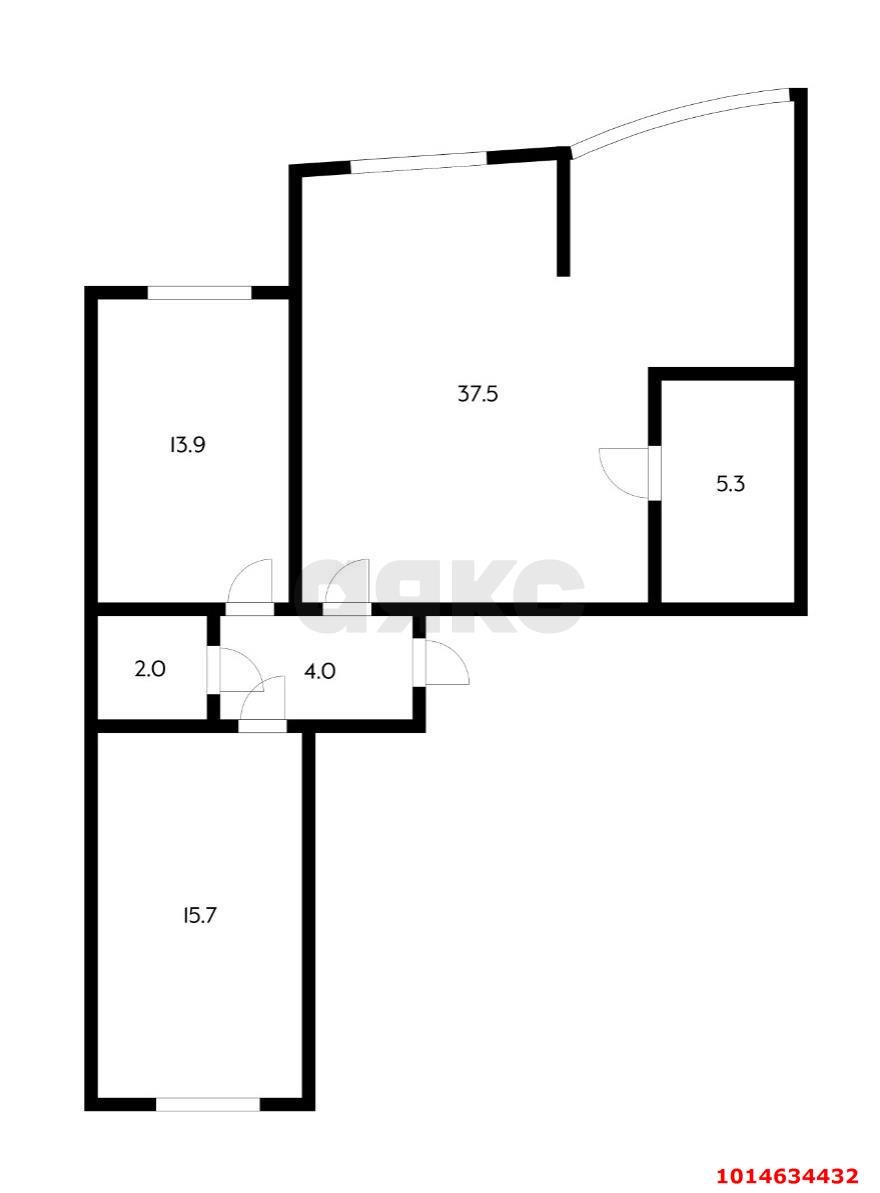Фото №11: 3-комнатная квартира 78 м² - Краснодар, жилой комплекс Перспектива, ул. Героев-Разведчиков, 12