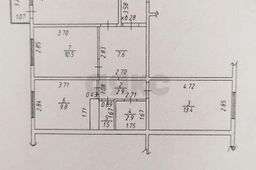 Фото №3: 3-комнатная квартира 70 м² - Яблоновский, мкр. жилой комплекс Солнечный, ул. Солнечная, 55/1к4